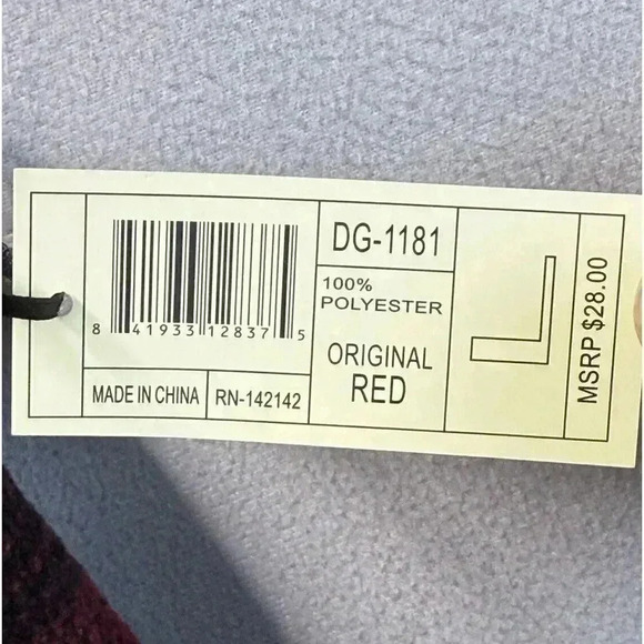 DG Hill Sleepwear Men's Sz Large Red Flannel Pajama Comfy‎ Pants NEW! - Picture 3 of 8